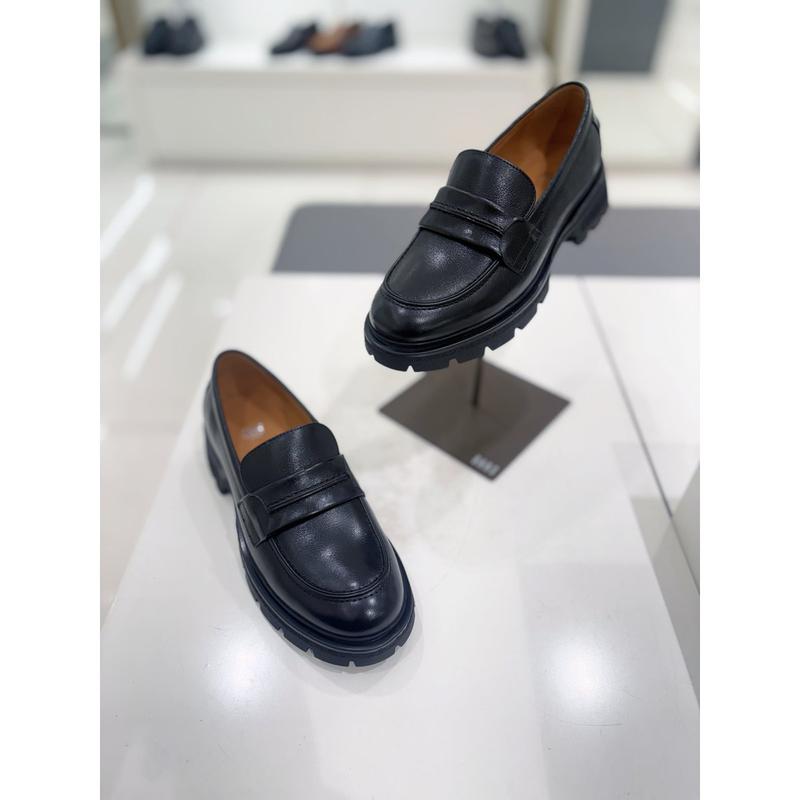 女性用チャンキーローファー DRS613 KA10 (4cm)
