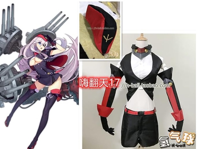 【実物撮影】コスプレ衣装 アズールレーン Azur Laneギンのナウ