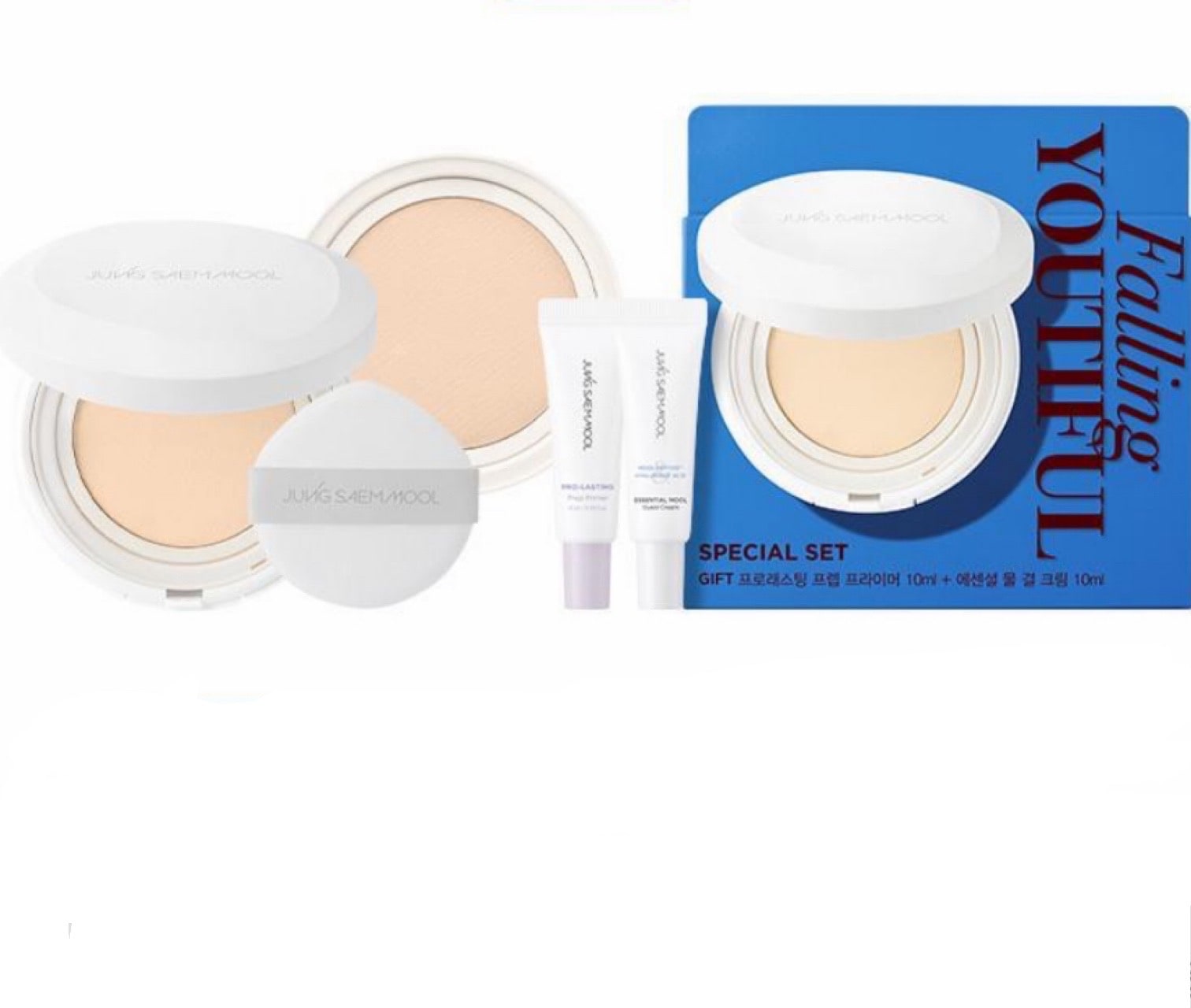 [プライマーウェーブクリーム10ml贈呈]NEWプロラスティング カバーフィット メッシュクッションション本品＋詰め替え組み合わせ