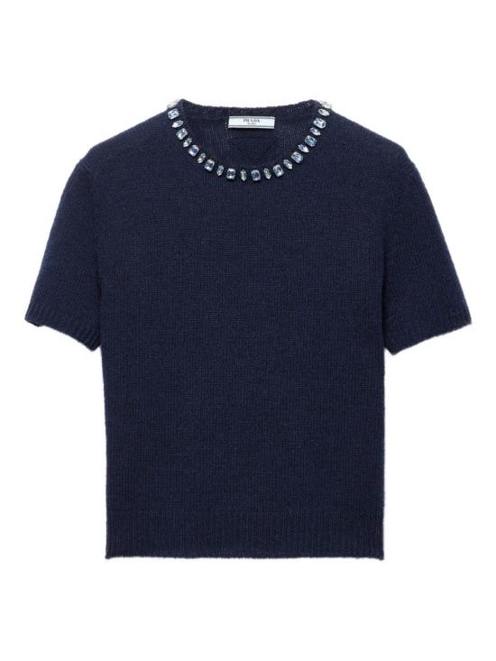 PRADA Women Sweater P24V2B 18M6F0008 Blue