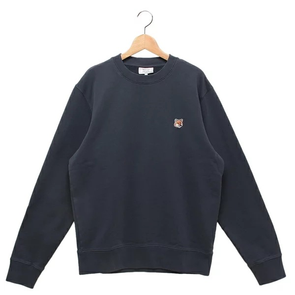 スウェット フォックスヘッド パッチ ネイビー メンズ LM00301KM0001 P476