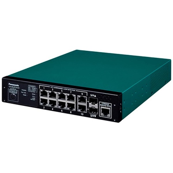 PN260892N 10ポート PoE給電スイッチングハブ GA-ML8TCPoE+