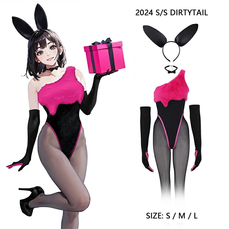 【予約】コスプレ ランジェリー セクシー かわいい バニー バニーガール うさ耳 うさぎ カチューシャ もこもこ ふわふわ 下着 レディース 可愛いコスプレ 大人 コスチューム ロリータ ブラック ピ 11,060円