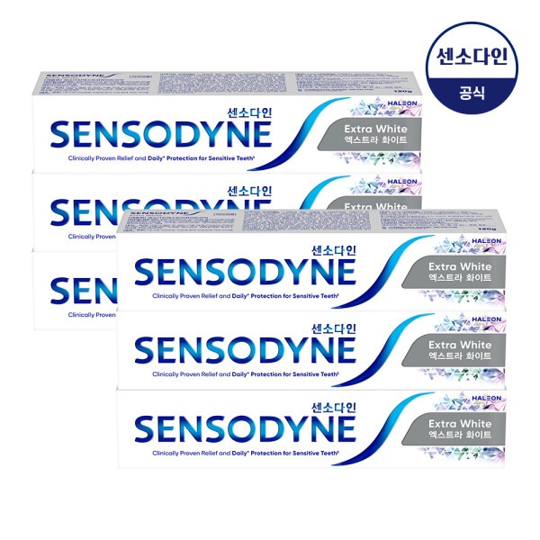 エキストラホワイト歯磨き粉 120g x 6個