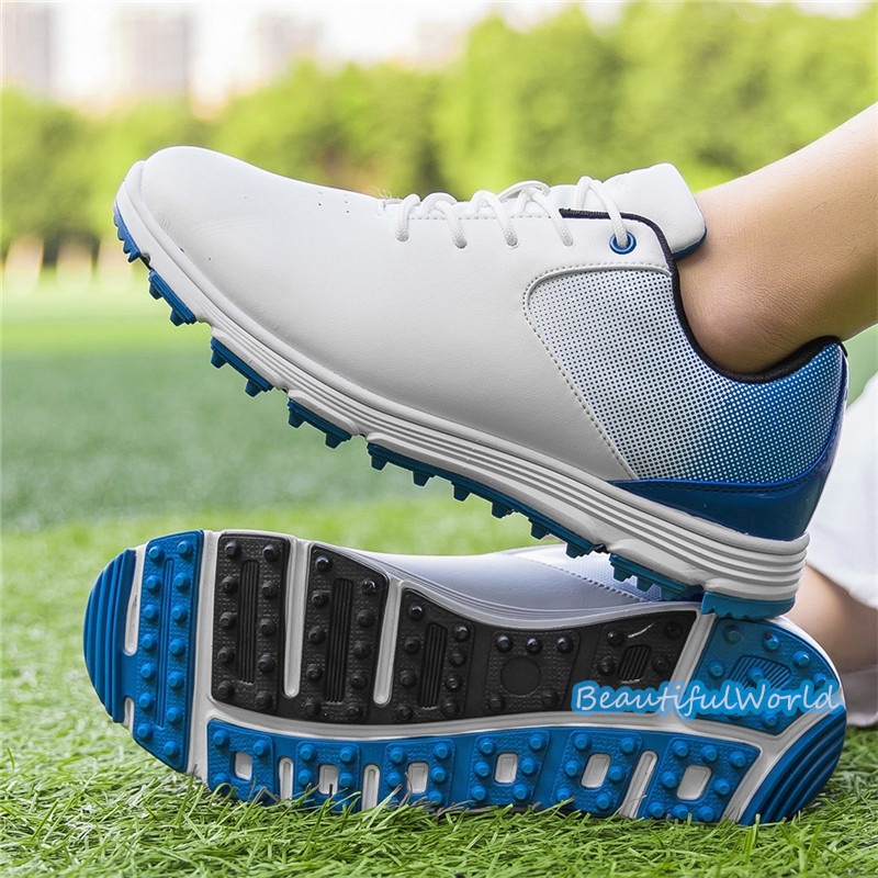 ゴルフシューズ メンズ レディース スニーカー アウトドアシューズ スポーツ靴 フィット感 軽量 耐久 動きやすい 防水 防滑 練習場 四節可能G39