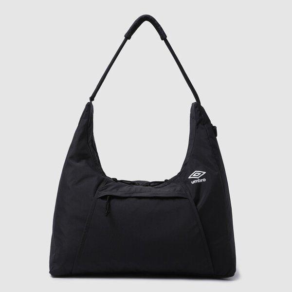 ストラップ軽量ビッグショルダーバッグ BLACK UR123CBG33 BLK0