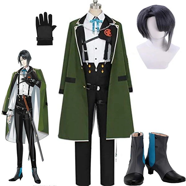 【全シリーズ発売中】 【値引き中】コスプレ クリスマス 忘会 ハロウィン 変装 仮装 衣装 コスプレ とうらぶ まついごう 刀剣乱舞 打刀ユニフォーム 178番 制服 内番 靴 ウィッグ 衣装＋手袋