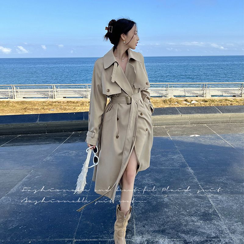 春トレンチコート 新作 トレンチコート 大人っぽチェスターコ アウター セミロング 英伦風 コート 流行りコート Jジャケット ロングコート レディース 大きいサイズ