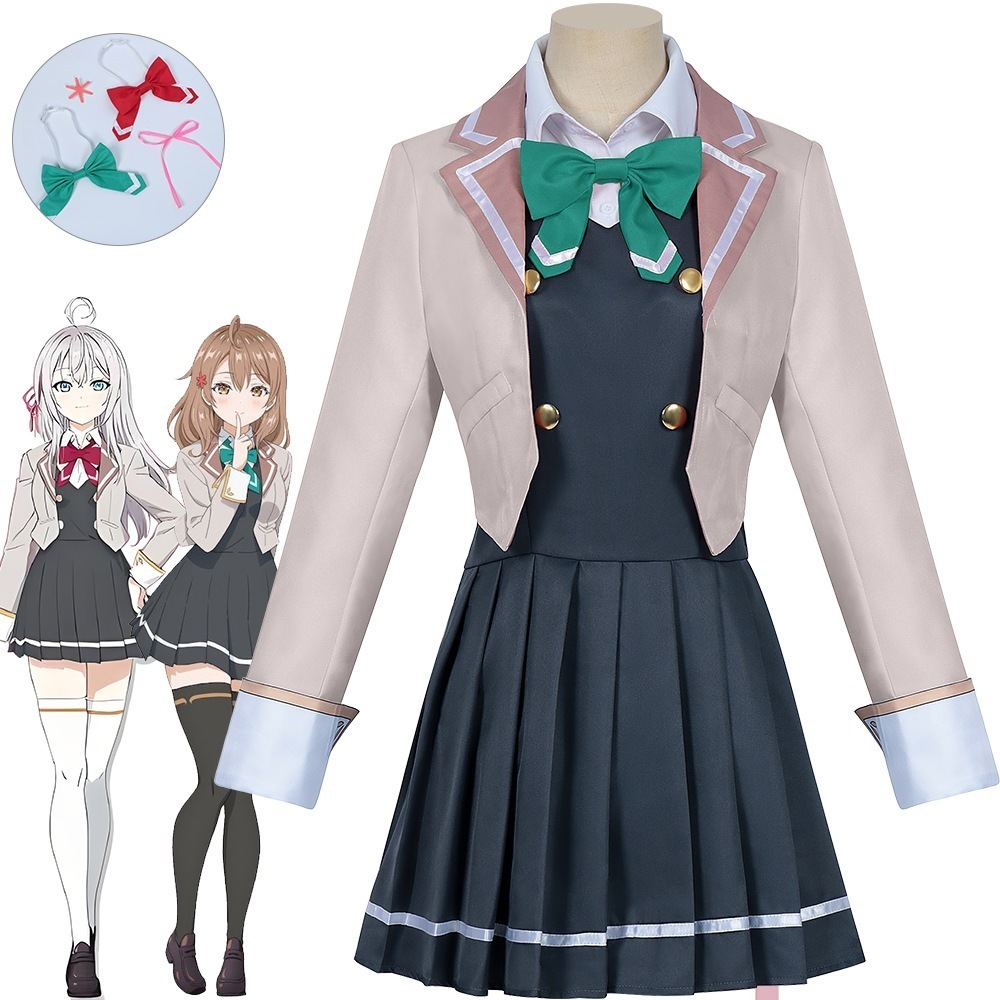 時折ロシア語でささやく隣席のエリーさんコスプレ服ヒロインコスプレ制服です