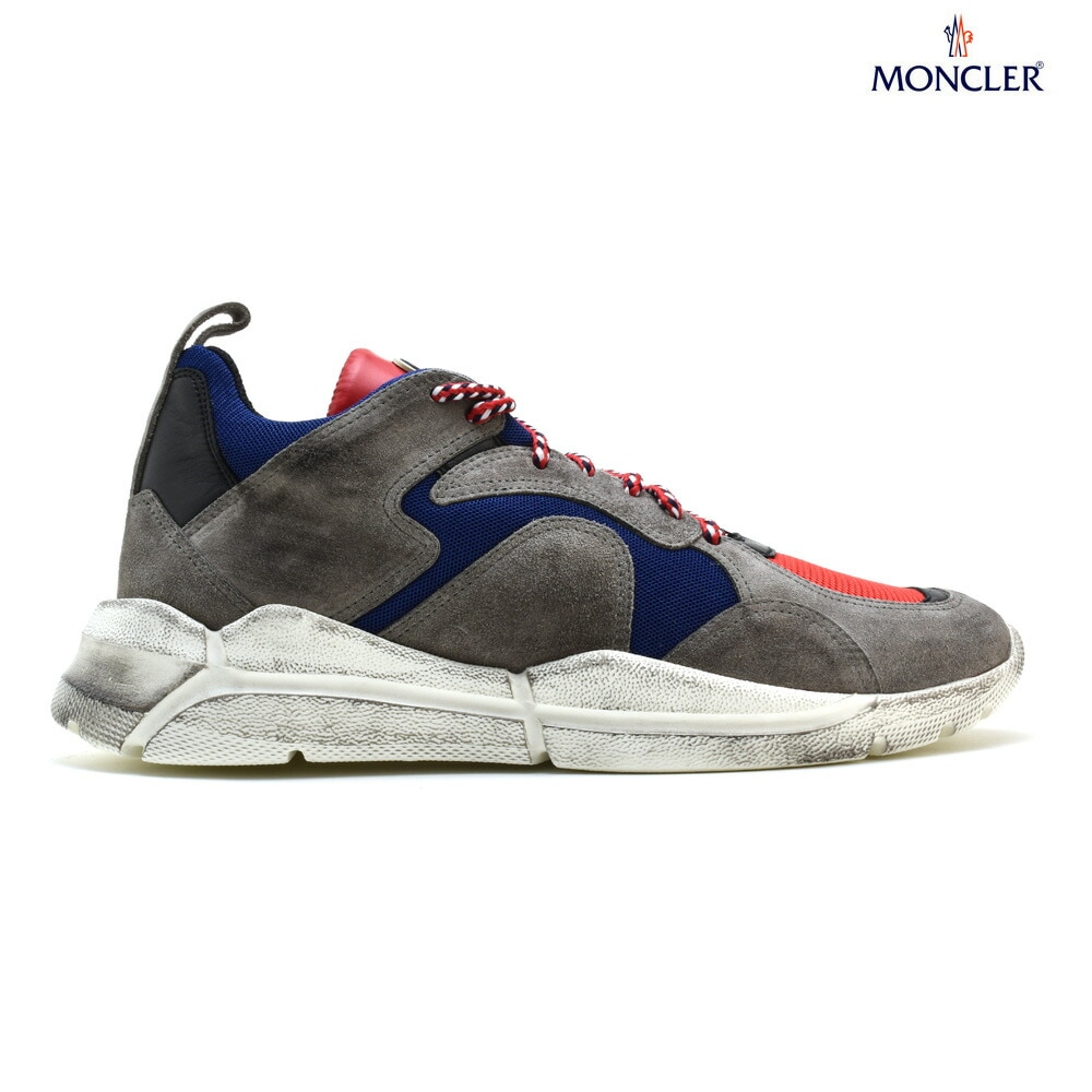 モンクレール MONCLER 10327.00 019SU/002 JAKUB ランニングシューズ スニーカー ダッドシューズ マルチカラー ダメージ加工 メンズ[1032700-002] 31,980円