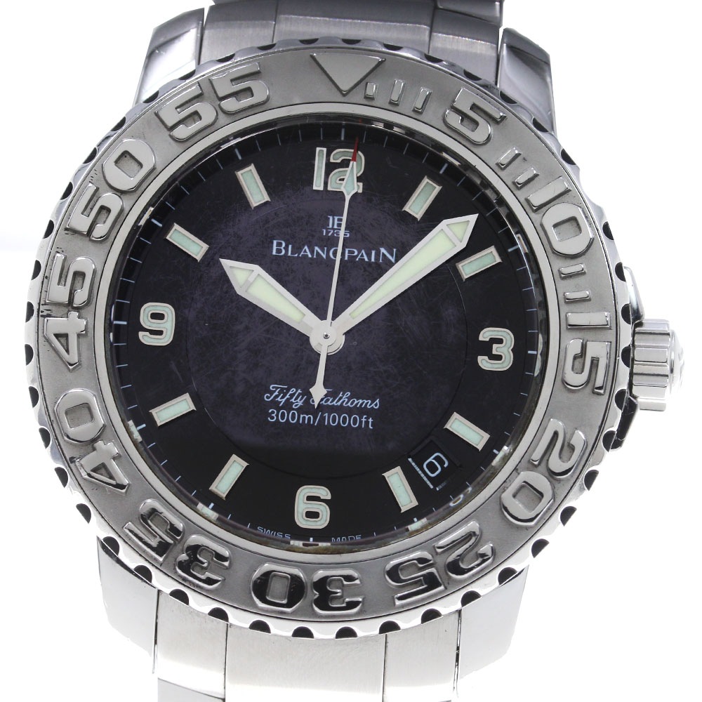 ブランパン Blancpain 2200-1130-71 フィフティー ファゾムス デイト 自動巻き メンズ _836867【中古】