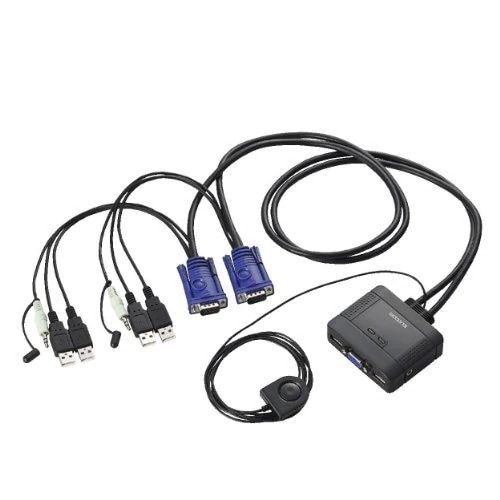USBUSBパソコン切替器/オーディオ切替 KVM-KUS 6,320円