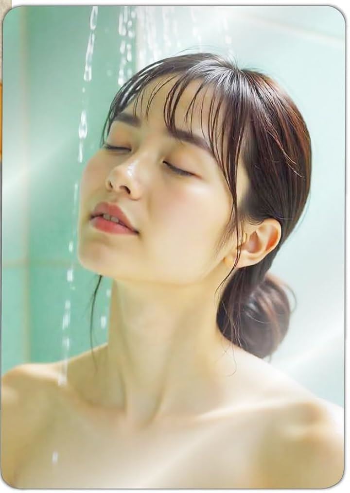 専門家監修/クリアな映像 浴室鏡 お風呂鏡 粘着シール式 くもりにくい ミラー(A3（43x29cm）, 長さ43 x 幅29 cm)