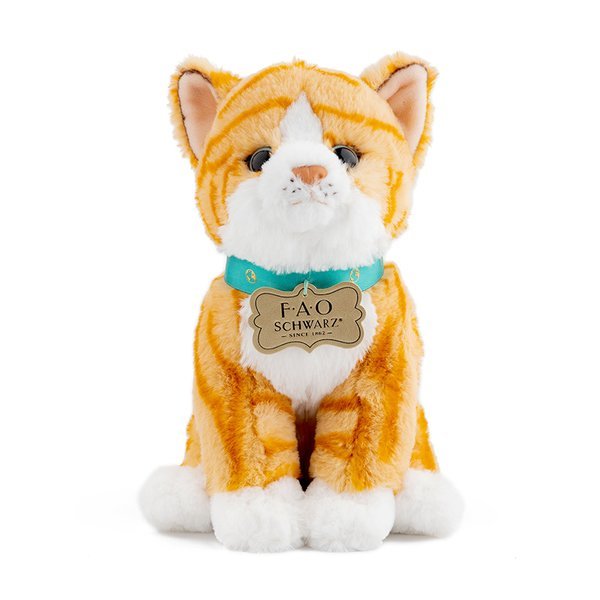 FAOシュワッツ-縫製-プラネットラブジンジャーキャット人形25cm