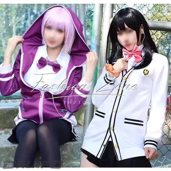 SSSS.GRIDMAN 電光超人グリッドマン 風 新条アカネ 宝多六花 コスプレ衣装 ウィッグ 靴 cosplay ハロウィン 演出服 変装