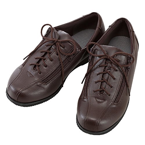 徳武産業 介護シューズ あゆみ コンフォートIII 外出用 茶 L 23.0-23.5cm 足囲3E 両足 7,749円