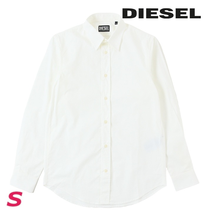 長袖シャツ メンズ S-BEN-CL ワンポイントロゴ刺繍 シンプル die-m-t-f8-13f