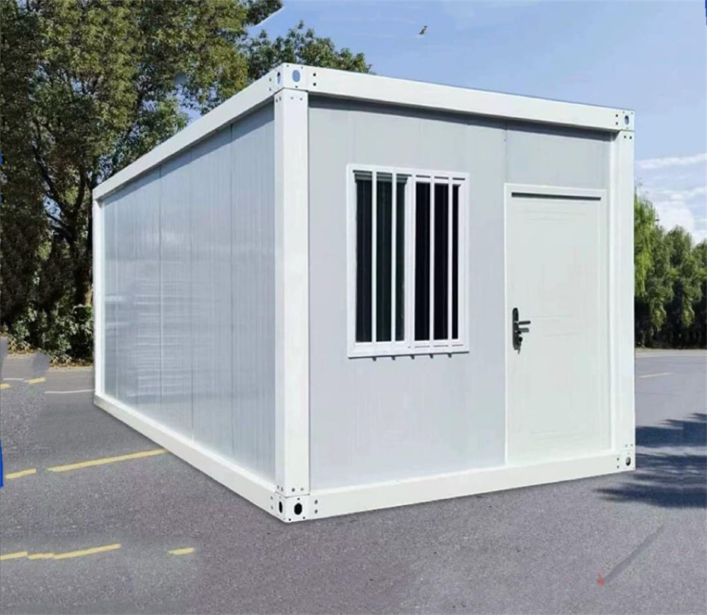 18平方メートル（11畳）3m×6m×2.8m仮設住宅現場組み立て組み立てが速い低コスト防火断熱防音耐震連結可能増築対応倉庫事務所別荘従業員宿舎に適用日文説明書付き