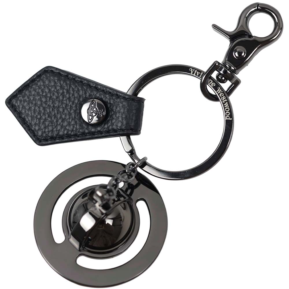 ヴィヴィアンウエストウッド キーリング キーホルダー オーブ ブラック Vivienne Westwood 3D ORB 8203011IU OM0014 N403