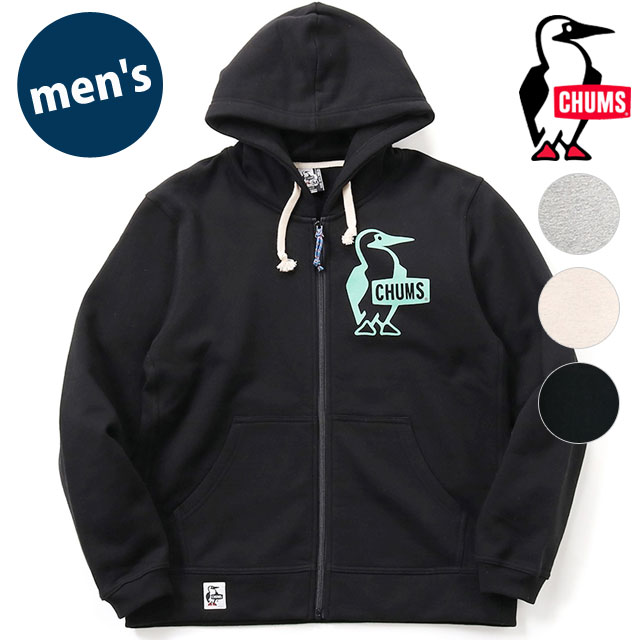 メンズ ブービーロゴジップパーカー [CH00-1420] M Booby Logo Zip Parka トップス スウェット フーディー USAコットン