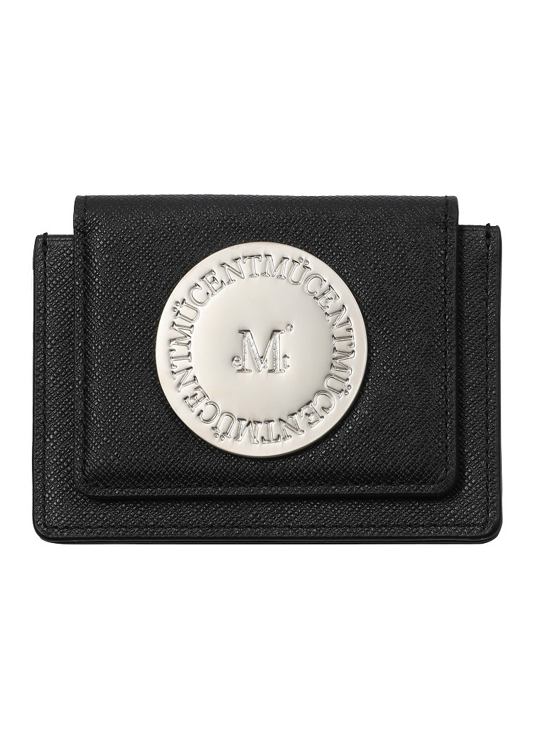 Qoo10 MUCENT (ファッション) 二つ折り財布 [ブラック]