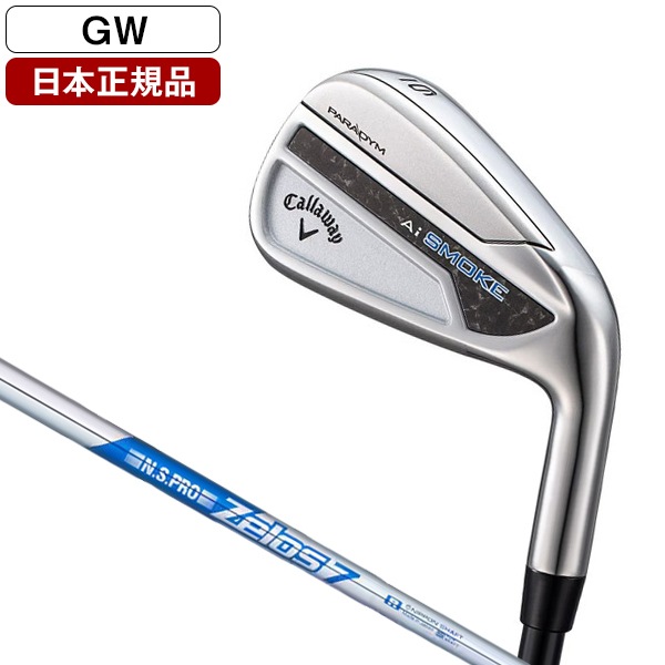 【日本正規品】 PARADYM Ai SMOKE(パラダイム エーアイ スモーク) アイアン単品 2024年モデル N.S.PRO ZELOS 7 スチールシャフト S GW