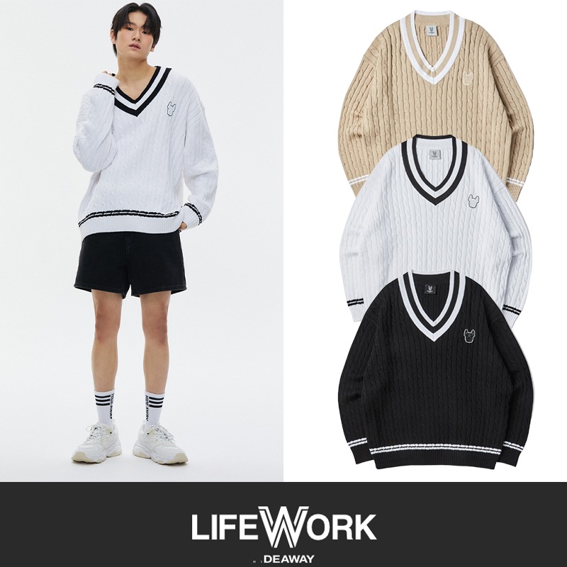 Wai Kei】 Pochaco Archive Sweatshirt Navy ニット