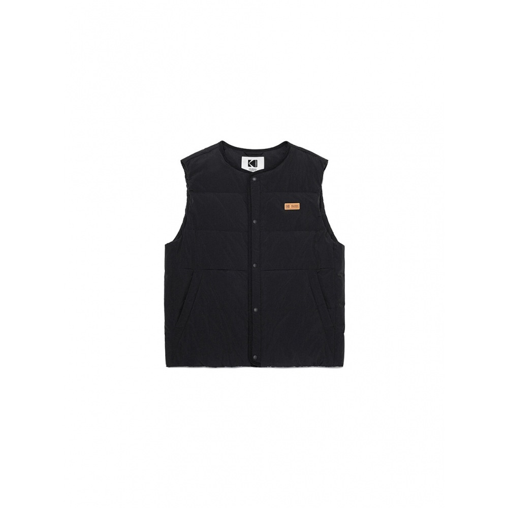 コダックアパレルレストライトウェイトダックダウンベストブラック