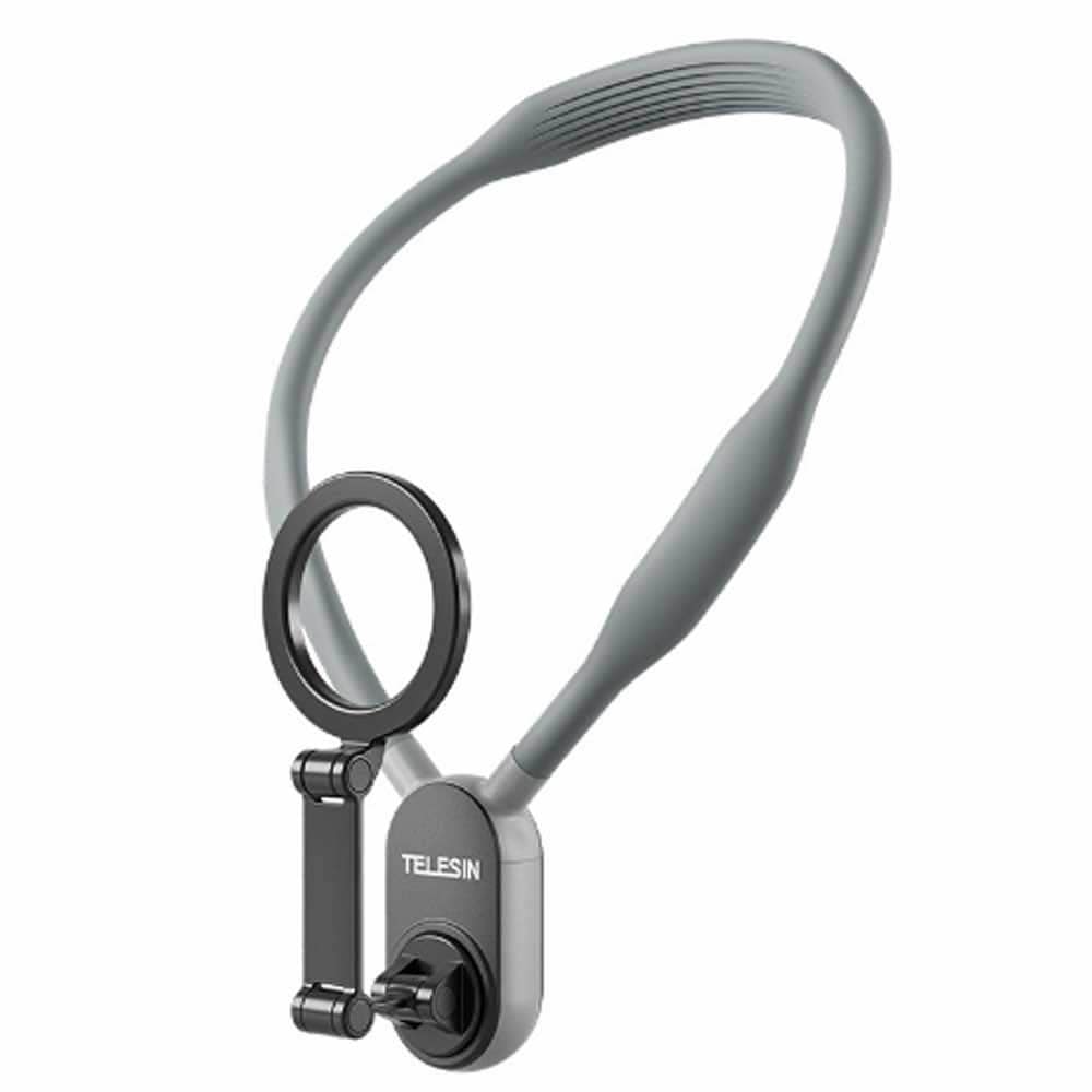 スマホ磁気マグネット 首掛けマウント 首掛け 磁気吸着式 マウント磁気装着デザイン 中央垂直撮影可能 縦様横様撮影可能 MagSafe用 スマホホルダー iPhone対応 マグセーフ式 超強力磁力 ス