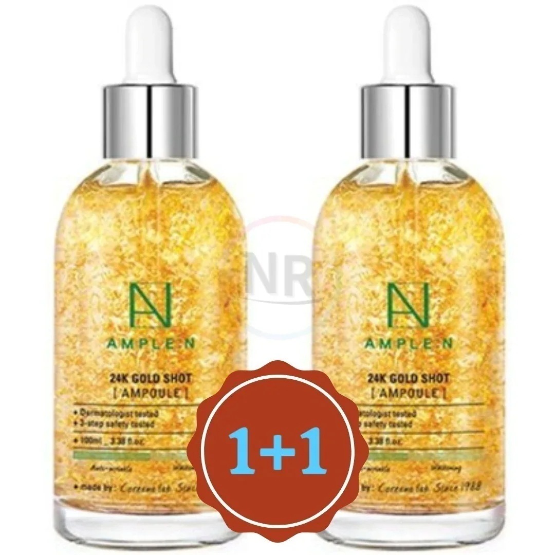 1+1 アンプルエヌ 24K ゴールドショット アンプル 大容量 100ml