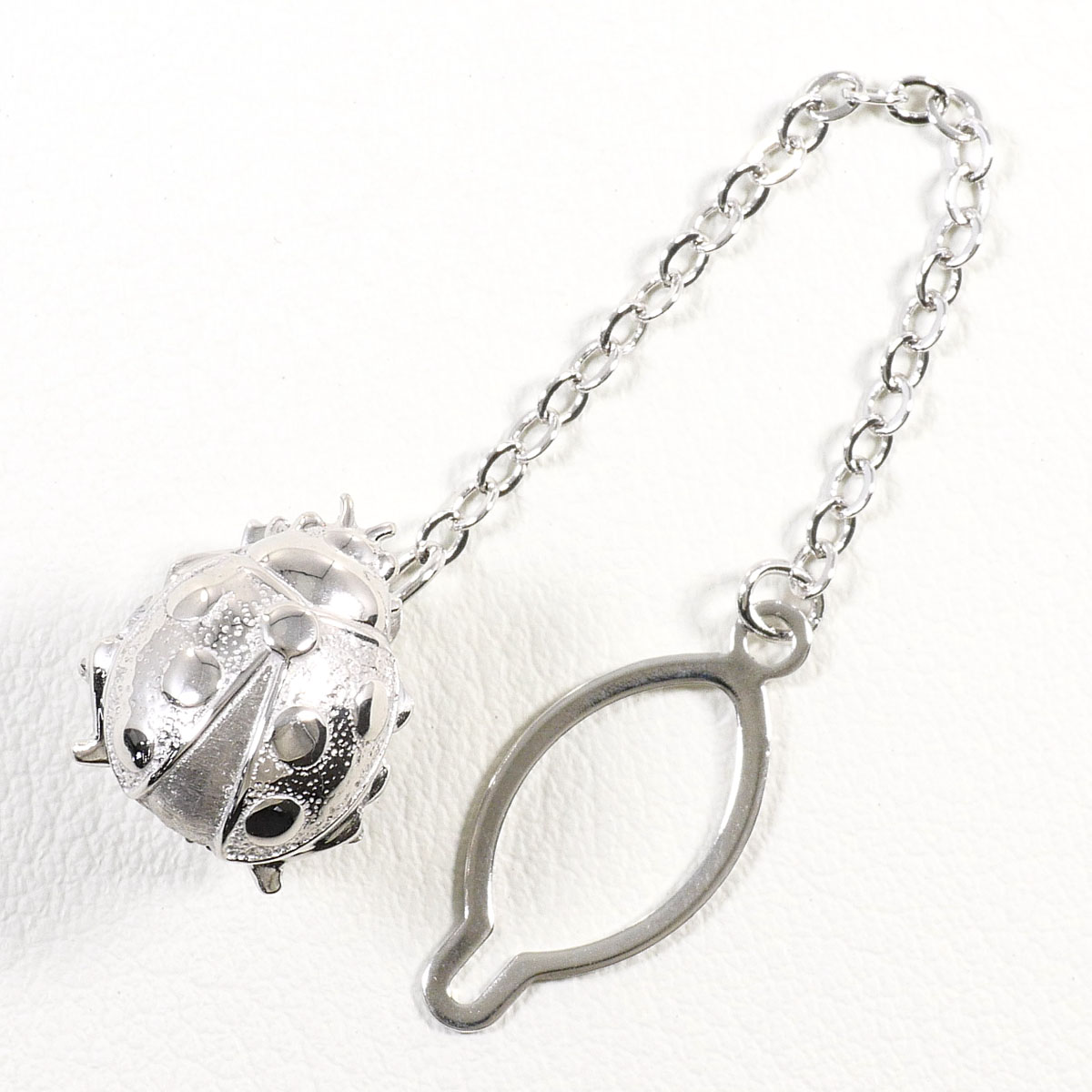 K18 18金 WG ホワイトゴールド ブローチ 総重量約4.0g 中古