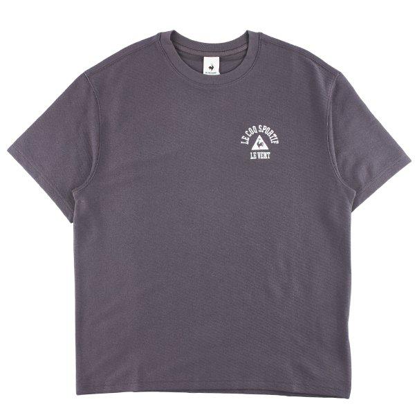 ルーズフィット ジャカード コットン デイリー 半袖Tシャツ QQ123LRS22 DGR