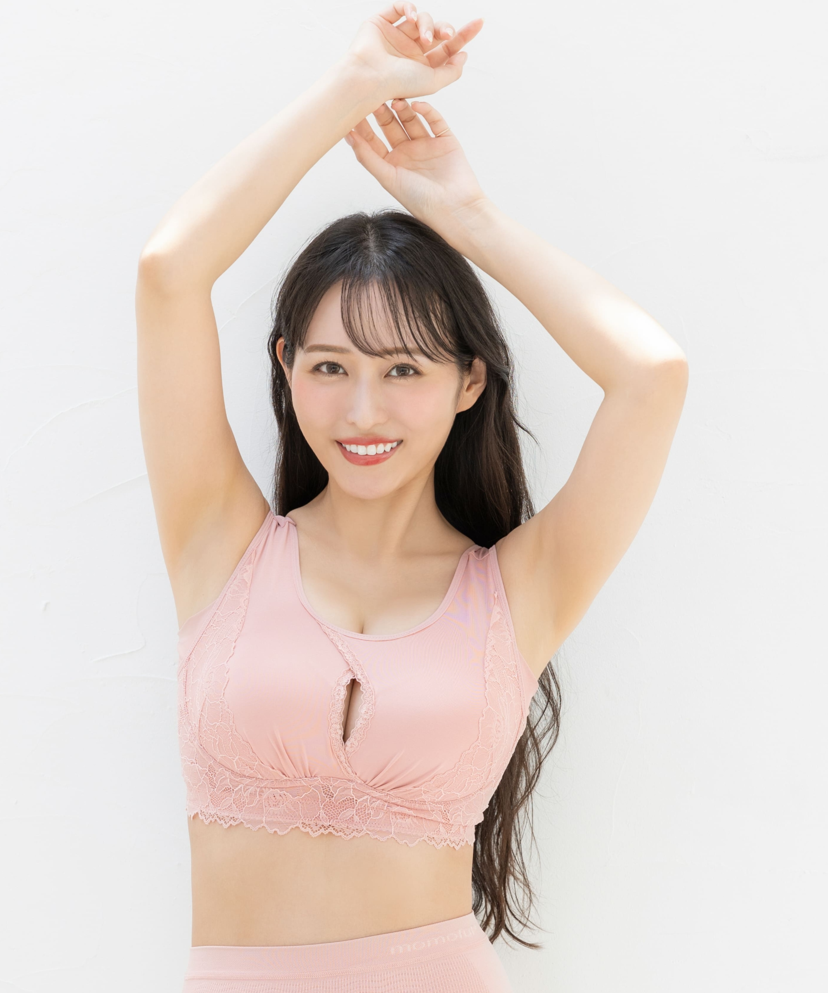 色っぽナイトブラ 2枚セット モモフル ノンワイヤー ブラジャー