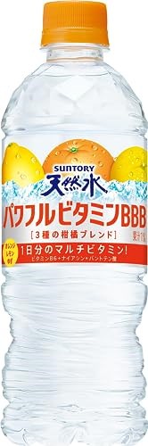 サントリー 天然水 パワフルビタミンBBB 1日分のマルチビタミン （冷凍兼用）540ml24本