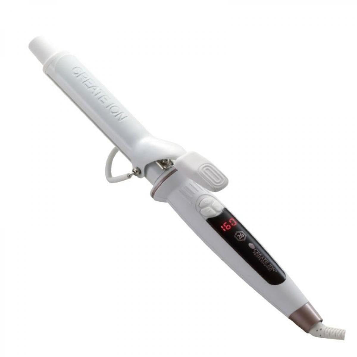 【在庫有・即納】クレイツ エレメアカール 26mm ヘアアイロン SC-G73308W ホワイト カールアイロン 海外兼用 温度10段階 コテ クレイツイオン