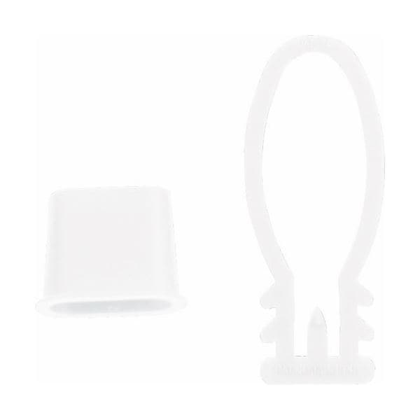 （まとめ）みかんネット用留め具 白 BET-W-10 1袋（10個） [x50セット]