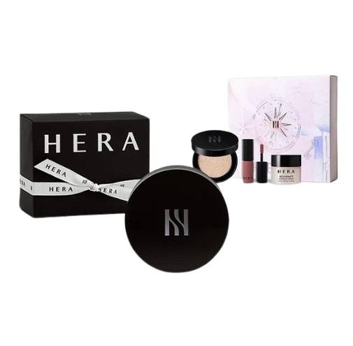 ブラッククッションファンデーション シングル+ホリデー3点キット