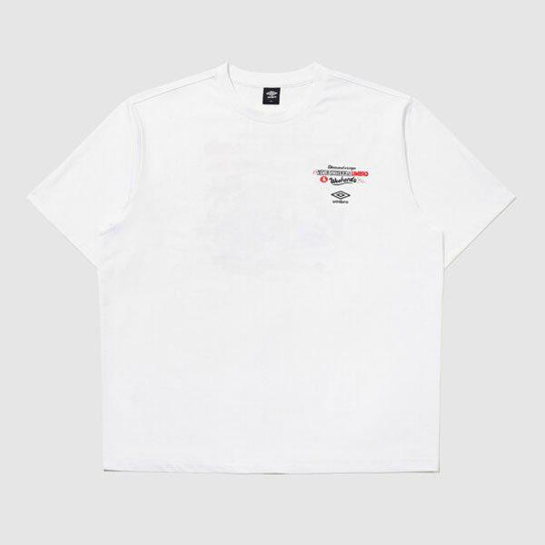 ダイヤモンドエスケープカーフレッシュ半袖Tシャツ UR223CRS59 WHITE