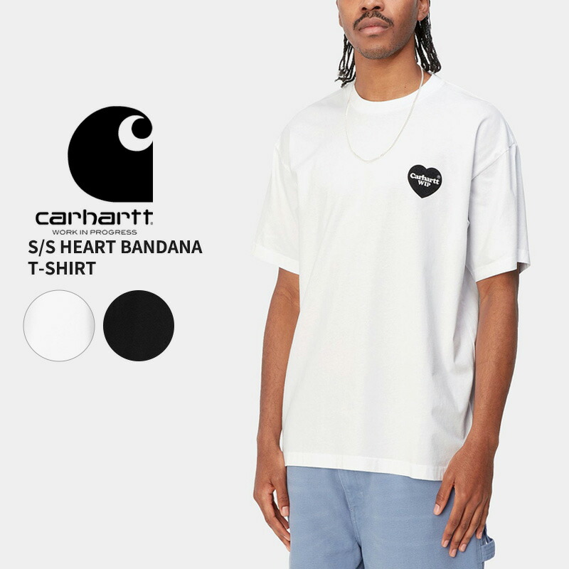 カーハート ダブリューアイピー 半袖 Tシャツ メンズ Carhartt WIP S/S HEART BANDANA T-SHIRT i033116 カットソー トップス tシャツ
