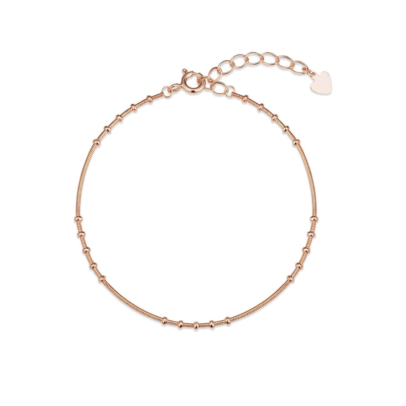 ヘスエル シルバー ボール チェーン ブレスレット BR027