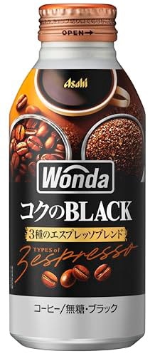 他サイト： アサヒ飲料 ワンダ コクのブラック ボトル缶 400g×24本 [コーヒー]の商品画像