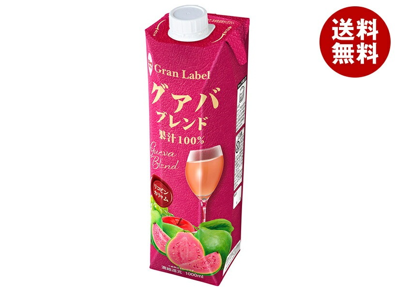 スジャータ グァバブレンド(濃縮還元) 1000ml紙パック×6本入×(2ケース)