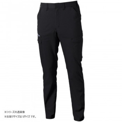 桑和 3478-08 カーゴパンツ Sサイズ ブラック(4)