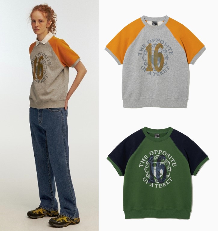 Opposite Short Sleeve Sweatshirt