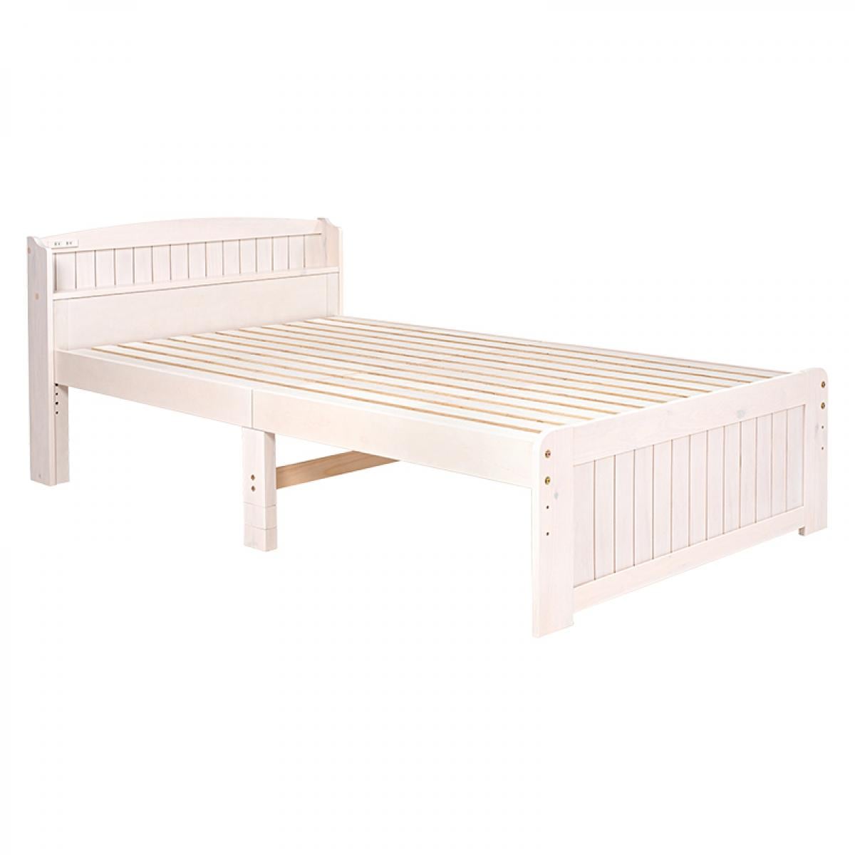 【I】 萩原(Hagihara) MB-5915SDWS セミダブルベッド 新生活 インテリア 家具おしゃれ