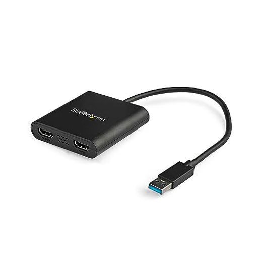 STARTECH.COM USB 3.0対応デュアルHDMIディスプレイアダプタ/1X 4K30HZ & 1X 1080P/USB TYPE-A接続/WINDOWSのみ対応 USB32HD2 6,845円