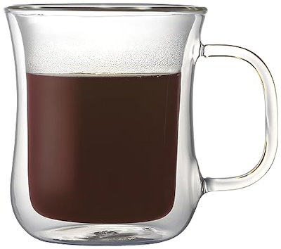 他サイト： 耐熱ガラス ダブルウォールグラス マグカップ Airグラス 230ml K425 クリアの商品画像