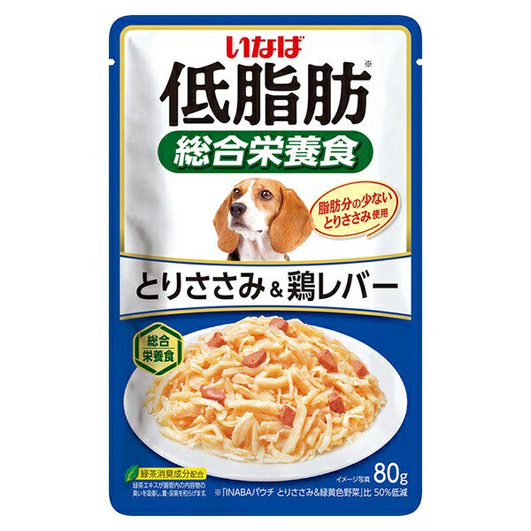 いなば　低脂肪　とりささみ＆鶏レバー　８０ｇX４８　ＣＲＣ45―08―20―35―00