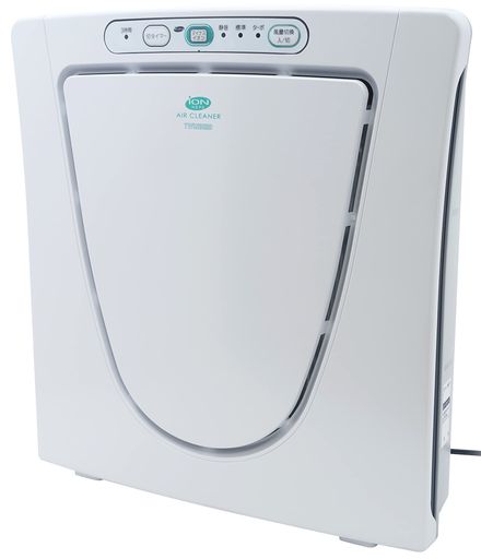 ツインバード 空気清浄機 12畳 HEPA 脱臭 パワー3段切替 パールホワイト AC-D358PW マイナスイオン発生 HEPAフィルター ハウスダスト ペット タイマー付き