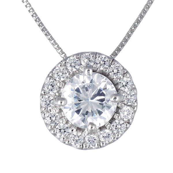 ダイヤモンド ネックレス プラチナ ダイヤモンドネックレス 1カラット ソリティア 一粒 大粒 鑑別書付 楽ギフ_包装